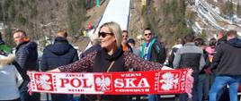 Joanna Olendzka kibicuje polskim skoczkom w Planicy