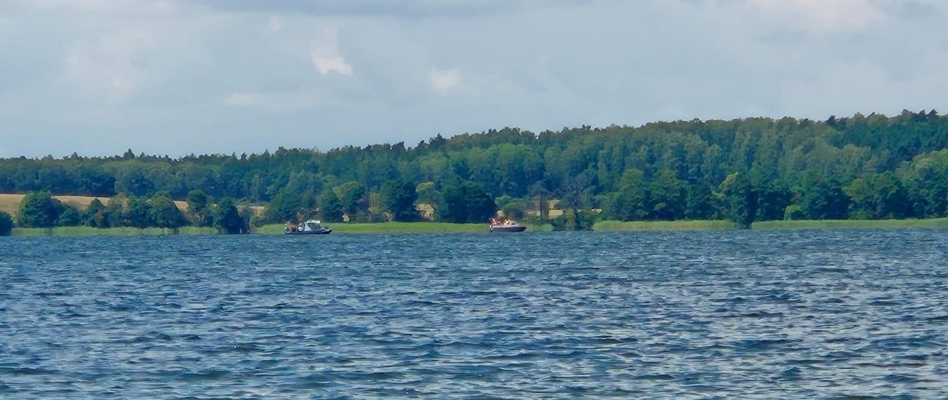 Zdjęcie z poszukiwań nad jeziorem Kownatki