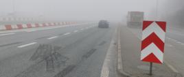 Inspektorzy z Konina patrolujący autostradę A2 apelują do kierowców: włączajcie światła mijania podczas niedostatecznej widoczności na drodze