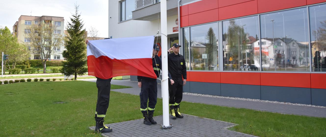 Uroczyste Obchody Dnia Flagi Rzeczypospolitej Polskiej Komenda Miejska Państwowej Straży 4096