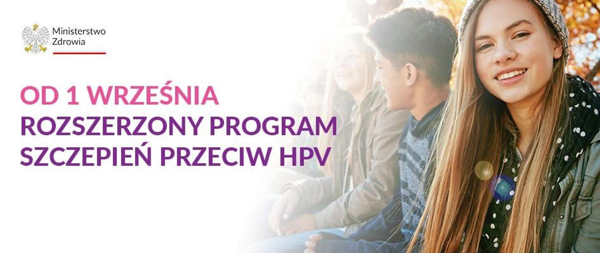 Rozszerzony program szczepień przeciw HPV od 1 września