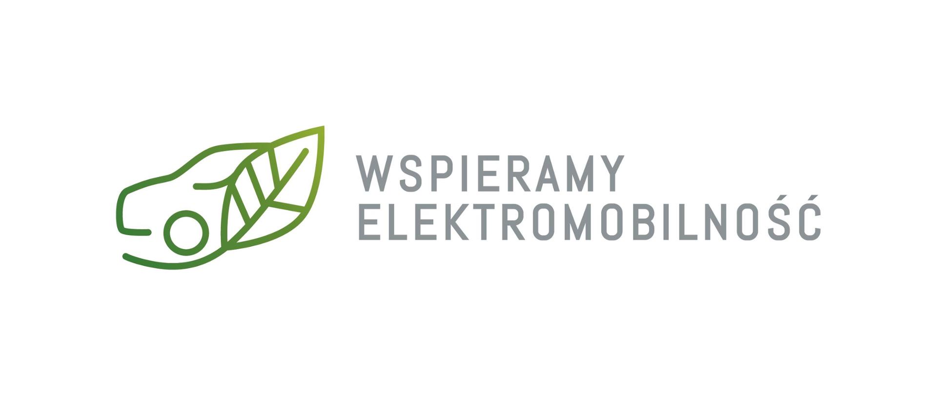 Logotyp Wspieramy Elektromobilność