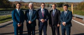 Prime Minister Mateusz Morawiecki at the opening of the ring road in Wałbrzych.