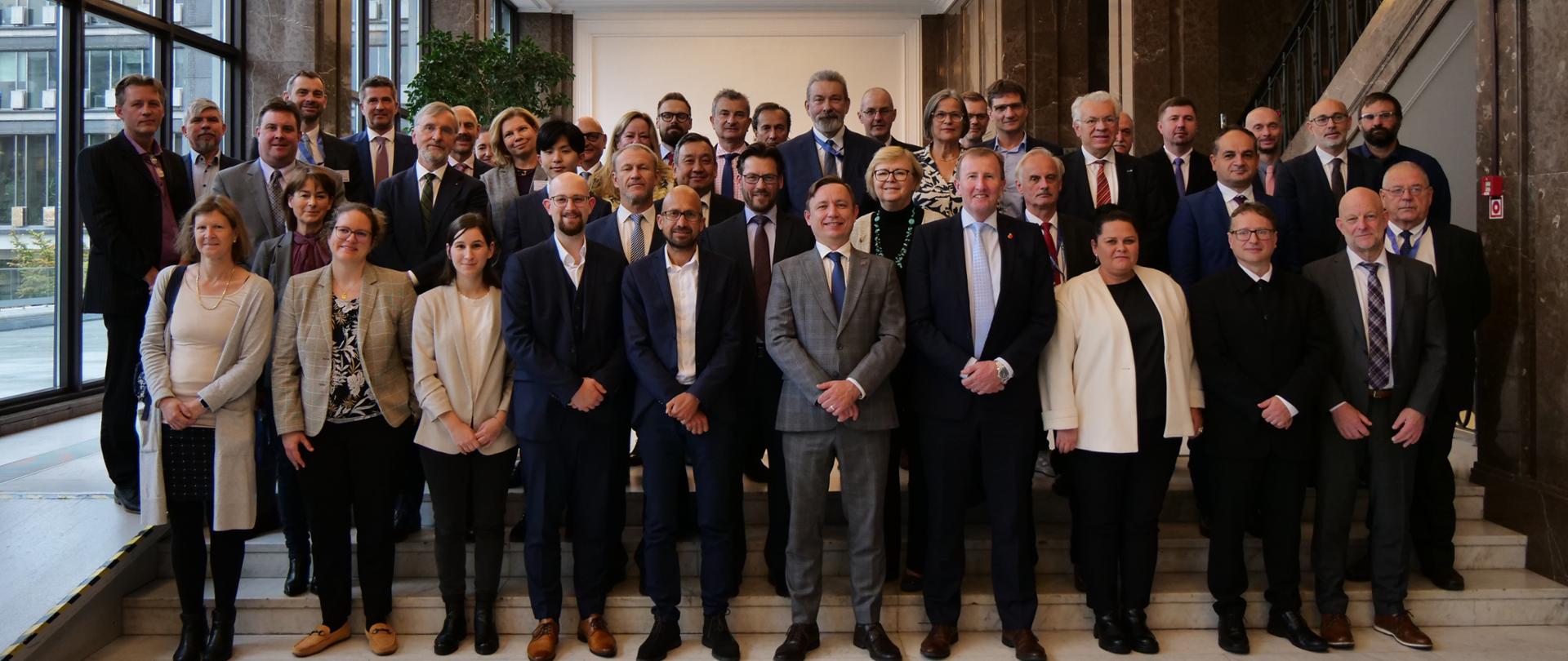 Participants of the WENRA meeting at the headquarters of the National Atomic Energy Agency