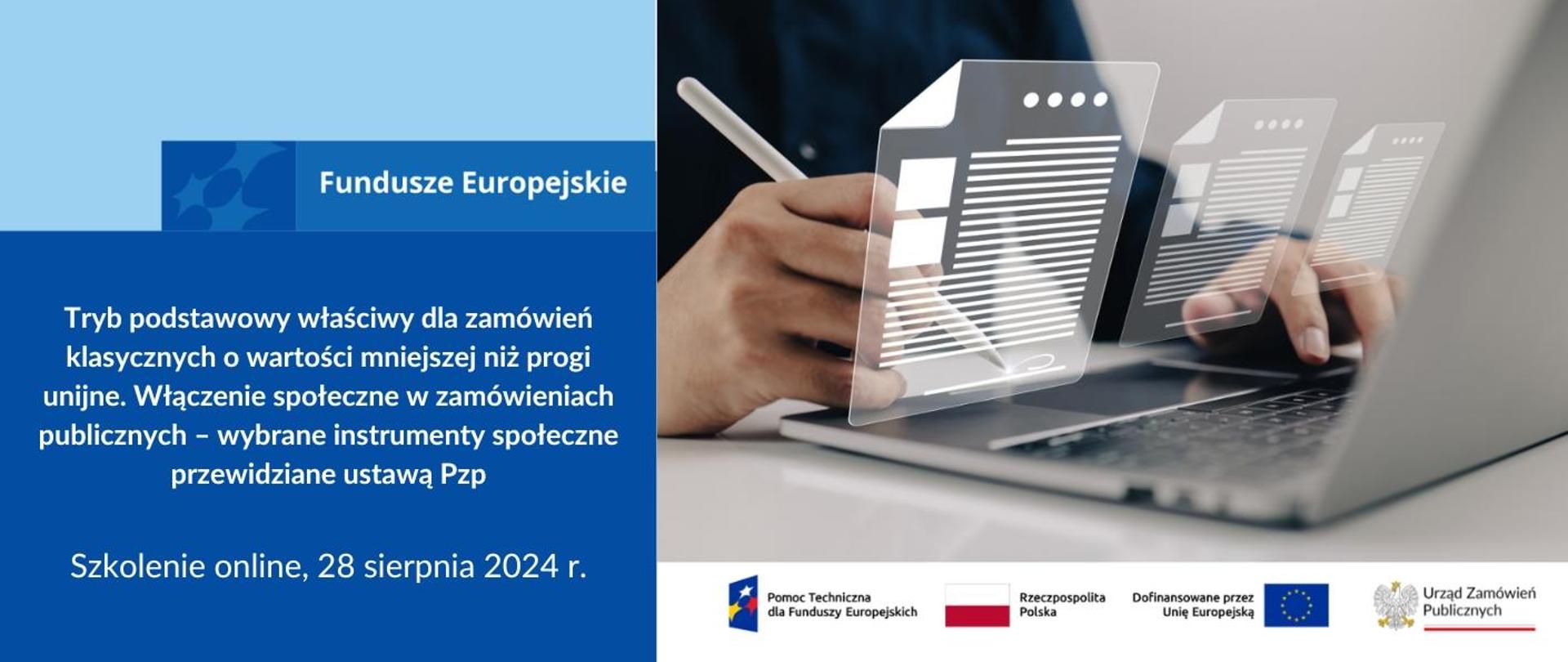 Tryb podstawowy właściwy dla zamówień klasycznych o wartości mniejszej niż progi unijne. Włączenie społeczne w zamówieniach publicznych – wybrane instrumenty społeczne przewidziane ustawą Pzp