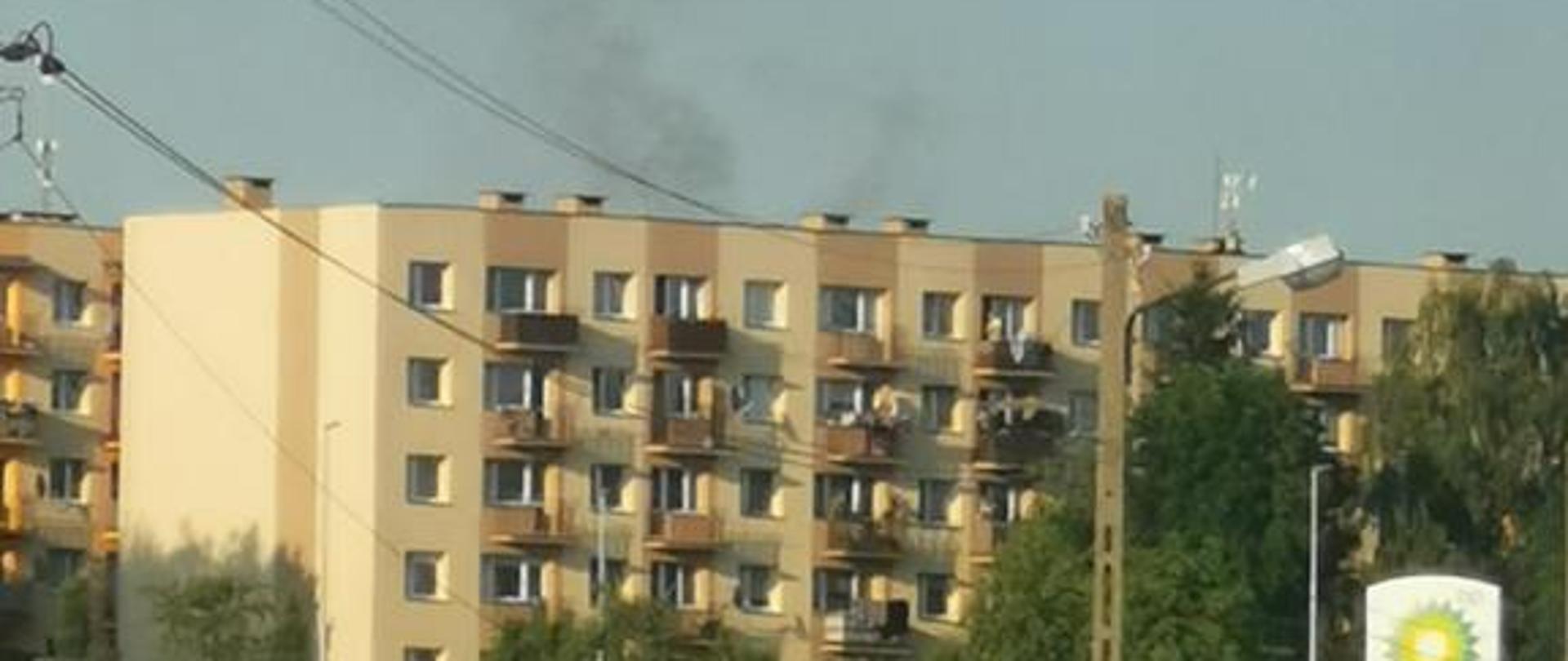 Pożar w miejscowości Staszów.