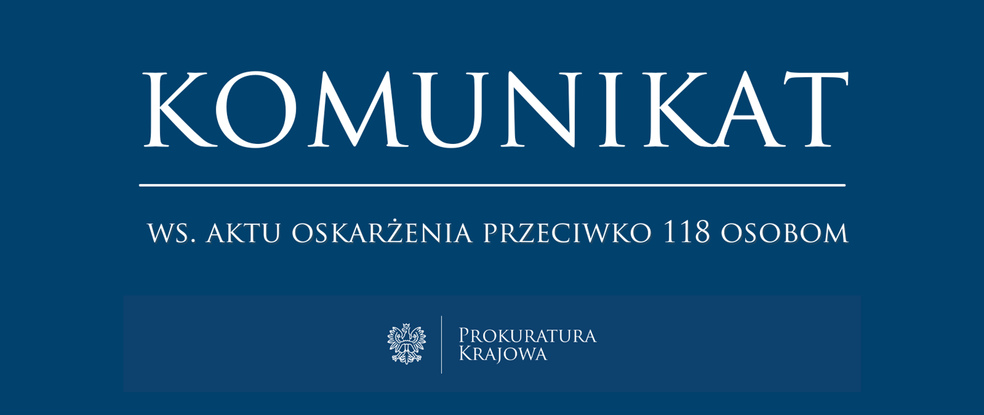 Akt oskarżenia przeciwko 118 osobom nielegalnie posiadającym broń i amunicję