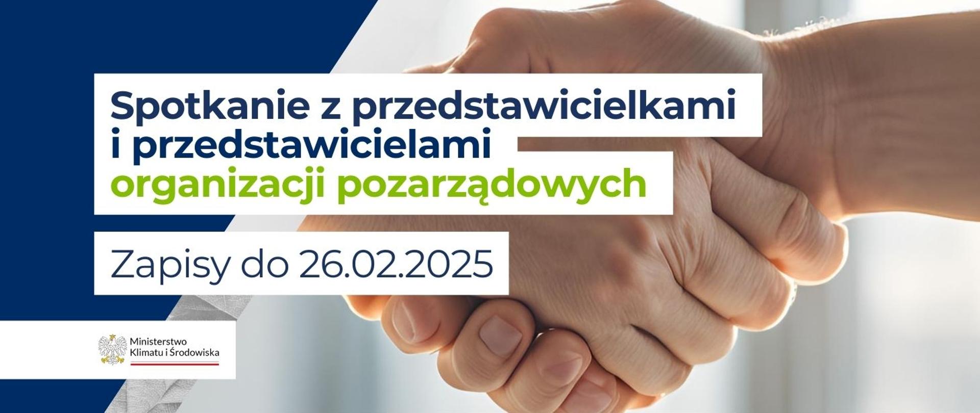 Spotkanie z przedstawicielkami i przedstawicielami organizacji pozarządowych - zapisy do 26.02.2025