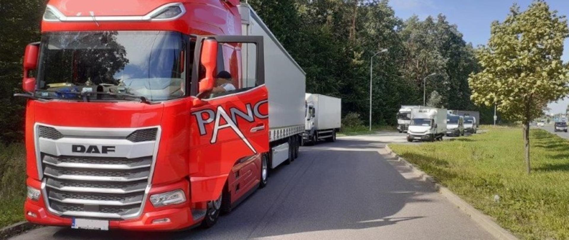 Pojazd członowy polskiego przewoźnika wykonującego międzynarodowy przewóz drogowy rzeczy