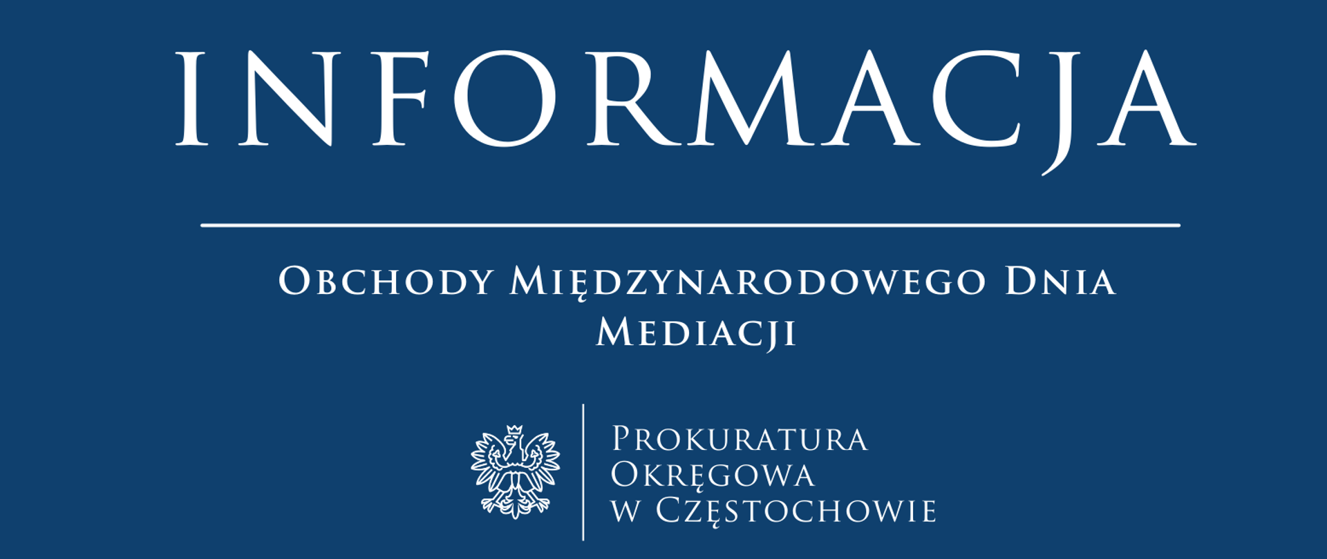 Obchody Międzynarodowego Dnia Mediacji