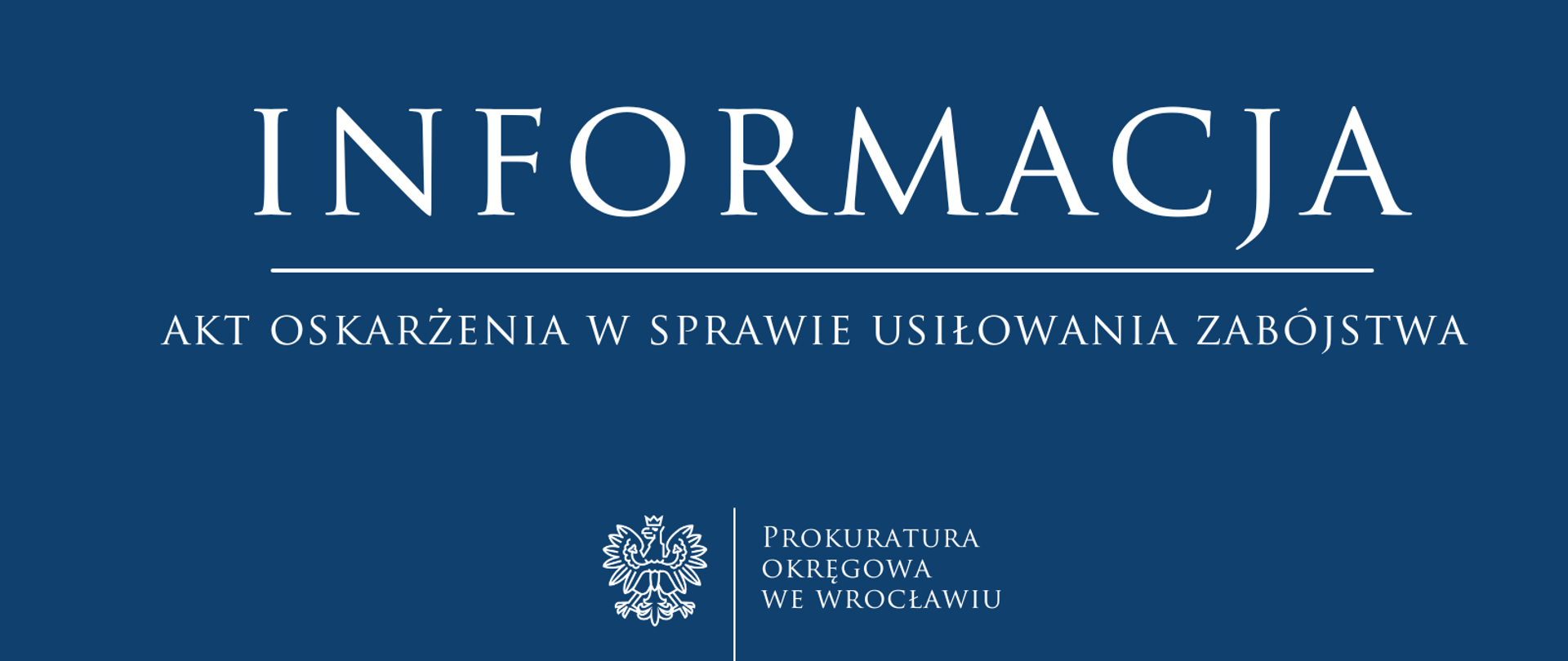 Akt oskarżenia w sprawie usiłowania zabójstwa.