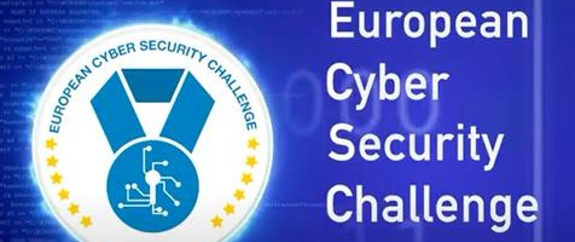 Plakat z napisem European Cyber Security Challenge