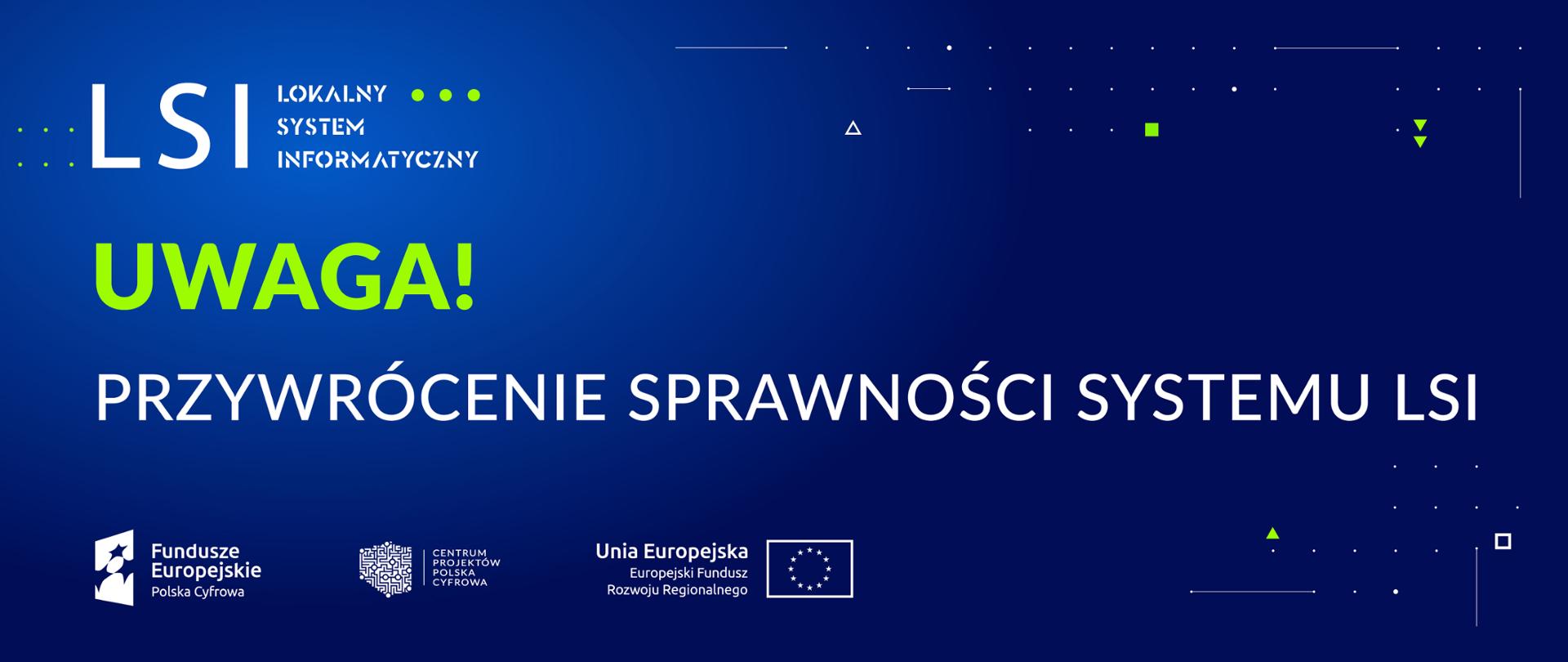 LSI - przywrócenie sprawności systemu