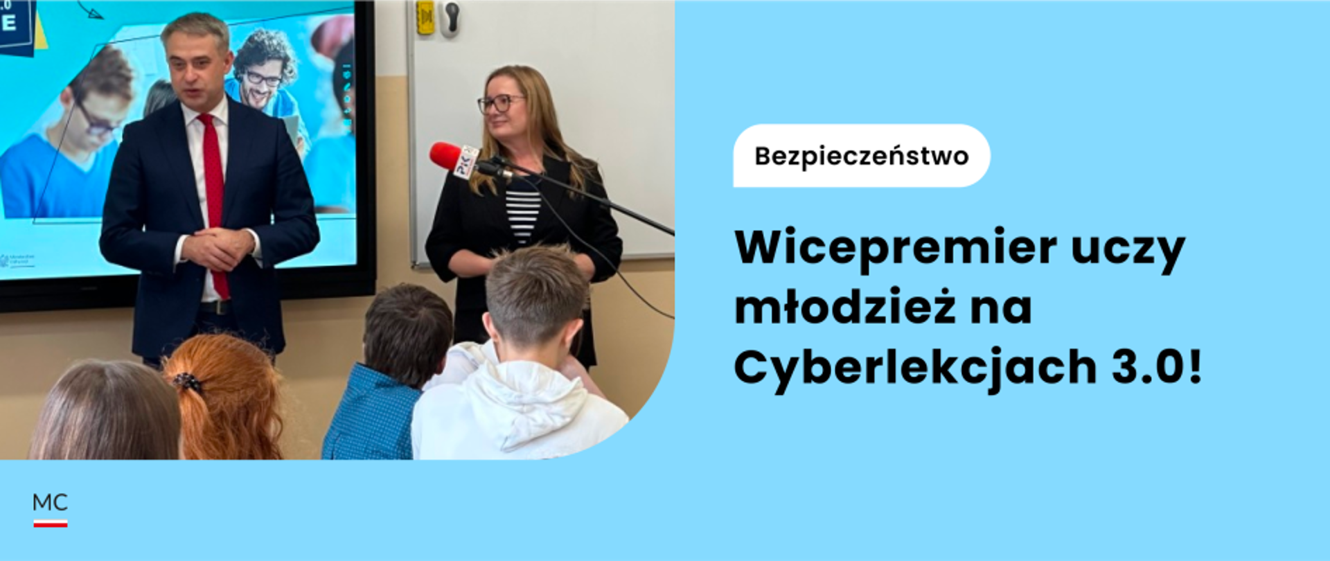 Jak chronić tożsamość i wizerunek w internecie? Wicepremier uczy młodzież na Cyberlekcjach 3.0