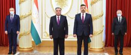 Посол Радослав Грук вручил верительные грамоты Президенту Таджикистана Эмомали Рахмону