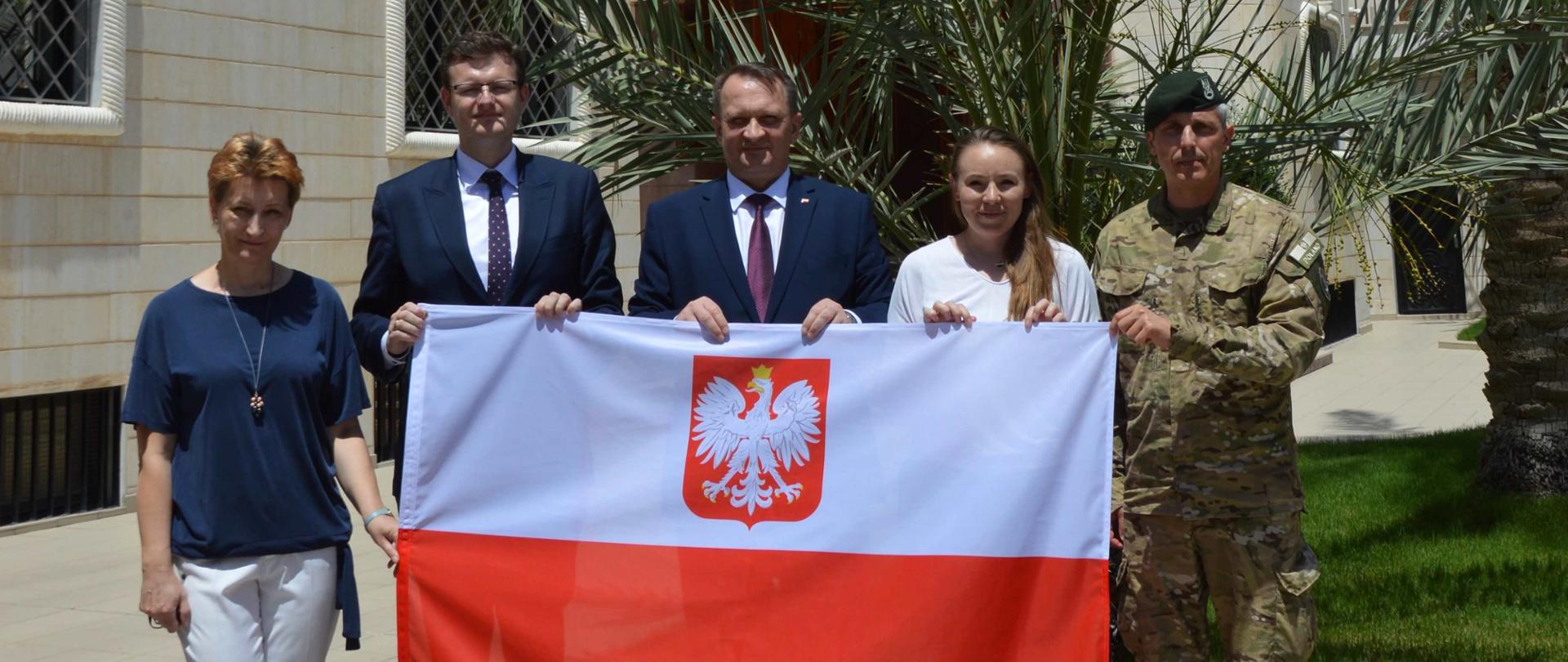 Employees of the Embassy of Poland in Kuwait