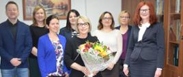 Życzenia dla Małgorzaty Olesińskiej pełniącej obowiązki Regionalnego Konserwatora Przyrody w Kielcach z okazji przejścia na emeryturę
