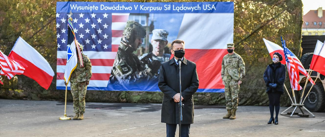 The Forward Command of the US V Corps begins operations in Poland -  Ministry of National Defence - Gov.pl website