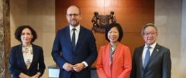 Minister Marcin Przydacz visits Singapore - meeting with Singapore’s Senior Minister of State in the Ministry of Foreign Affairs and the Ministry of National Development, Ms Sim Ann 