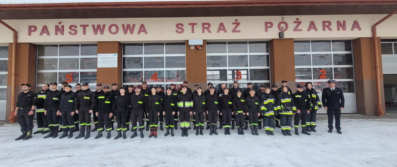 Szkolenie Podstawowe Strażaka Ratownika OSP zakończone Komenda