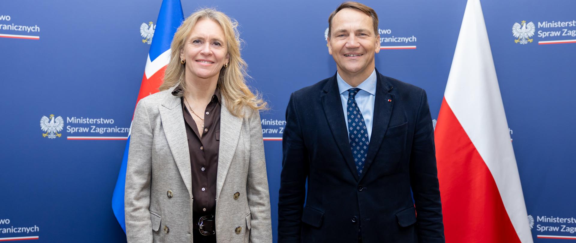 Minister Sikorski meets Icelandic Minister for Foreign Affairs