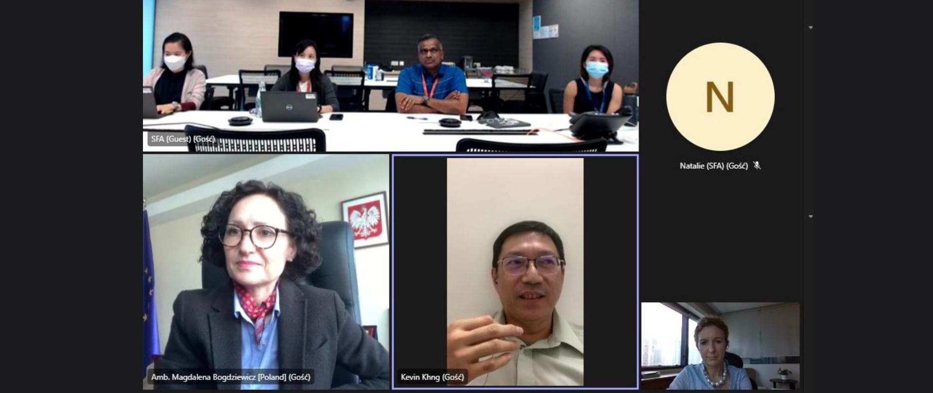 Virtual meeting with Singapore Food Agency 