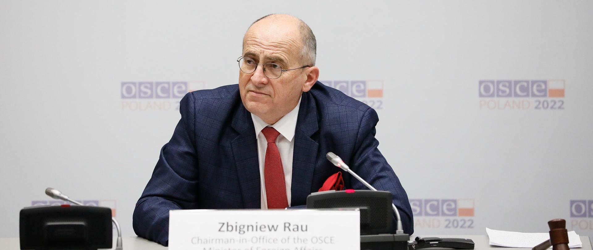 Foreign Minister Zbigniew Rau