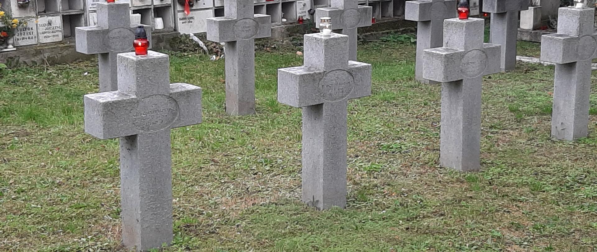 Polskie groby na cmentarzu w Budakeszi