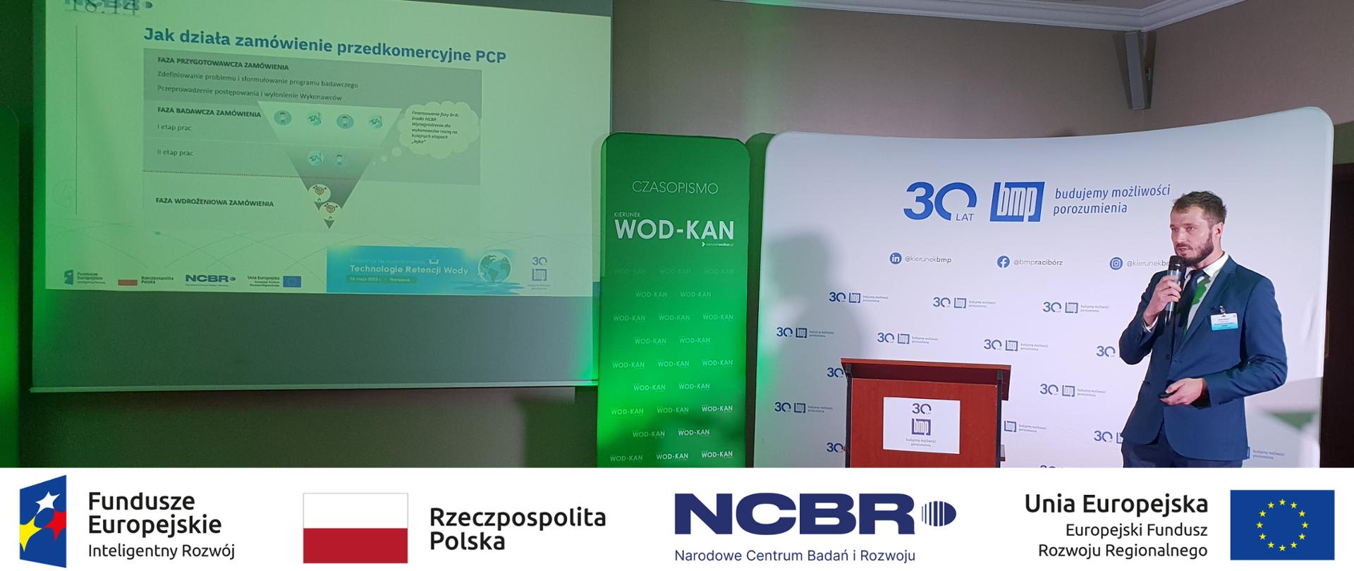 Michał Oleszko z NCBR, kierownik projektu „Technologie domowej retencji”