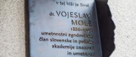 Na pobudo Veleposlaništva Republike Poljske odkrita spominske plošča dr. Vojeslavu Molétu 