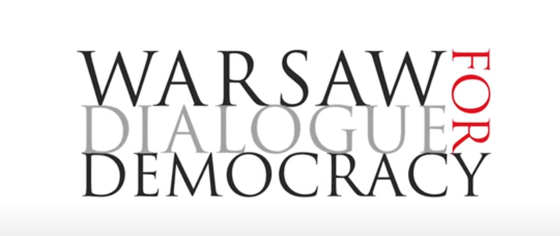 Warsaw Dialogue for Democracy 2024.