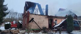 Pożar budynku mieszkalnego w miejscowości Kolosy – powiat kazimierski
