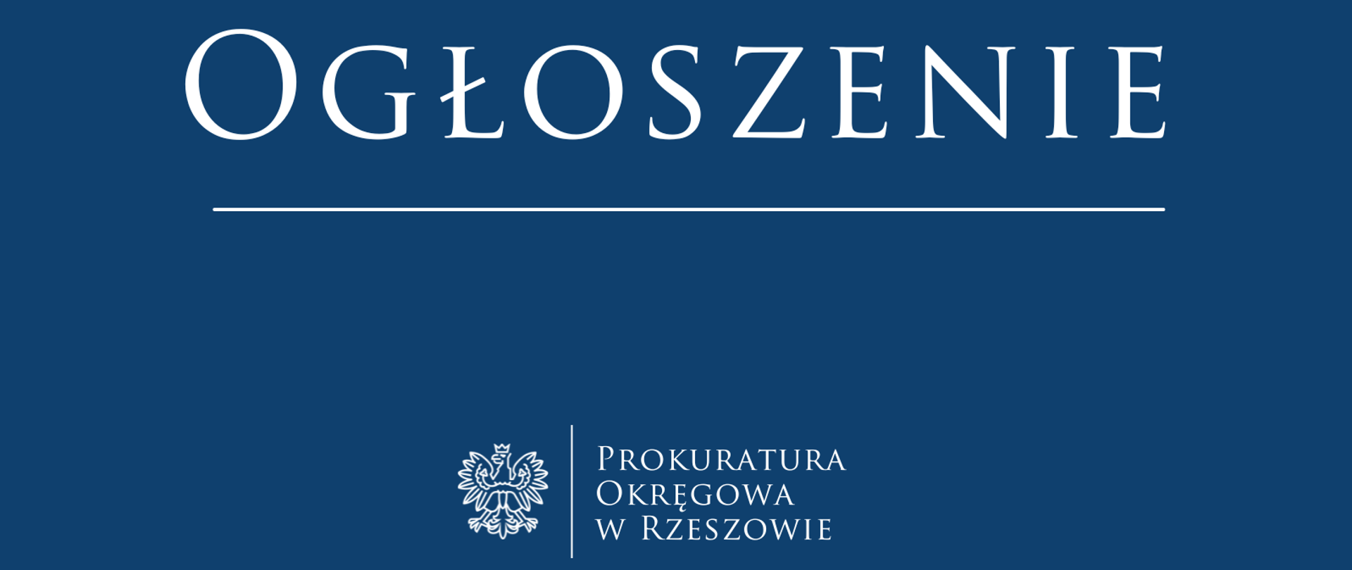 Ogłoszenie