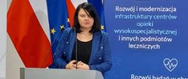 Na zdj. wiceminister zdrowia Katarzyna Kacperczyk.