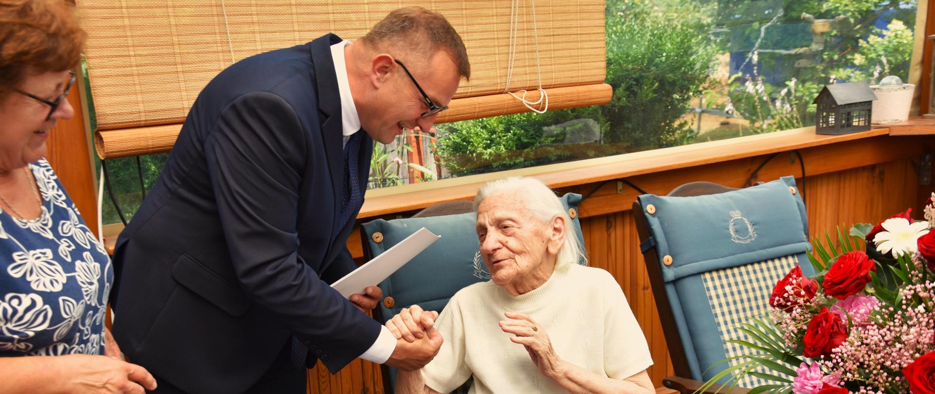 100. urodziny Pani Marianny Musiał z Sieciechowa 