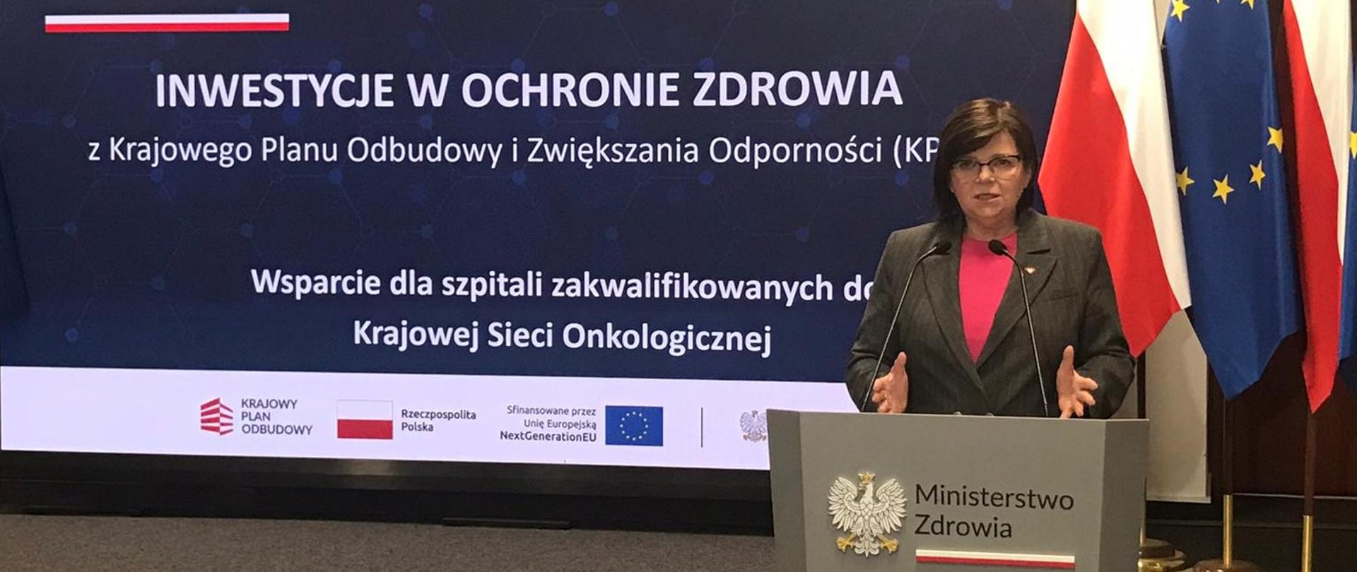 Na zdj. minister zdrowia Izabela Leszczyna.