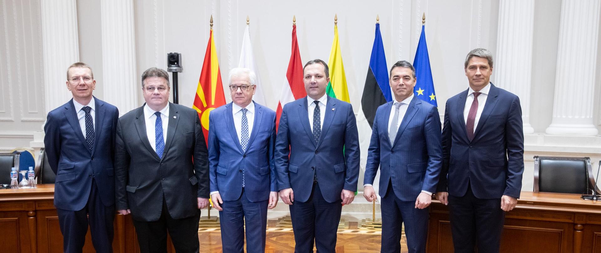 Lenkijos, Estijos, Lietuvos ir Latvijos užsienio reikalų ministrai