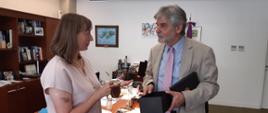 Aleksandra Piątkowska, Ambasador RP w Buenos Aires spotkała się z Danielem Filmusem, Ministrem Innowacji, Nauki i Technologii Republiki Argentyńskiej.