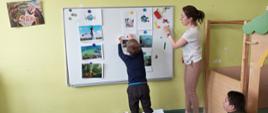 Zajęcia edukacyjne z dziećmi z Przedszkola Publicznego w Radominie z okazji Światowego Dnia Zdrowia