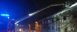 Pożar pustostanu przy ul. Chopina w Siemianowicach Śląskich