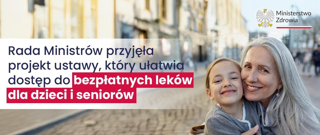 Nowe przepisy ułatwią dostęp do bezpłatnych leków dla dzieci i seniorów