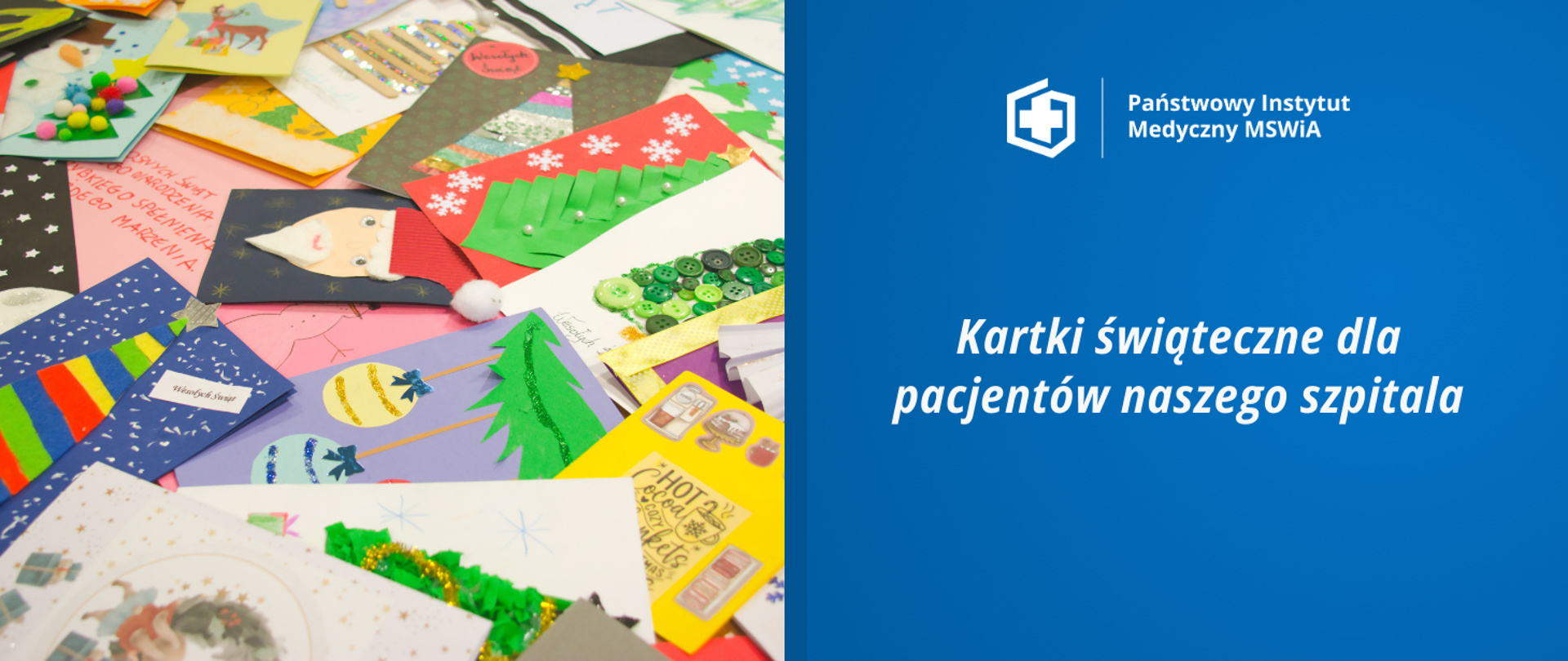 Kartki świąteczne pacjentów naszego szpitala