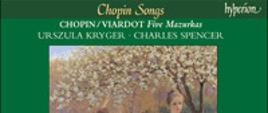 okładka płyty Chopin songs przedstawia kolorową grafikę pokazującą trzy kobiety w sadzie 