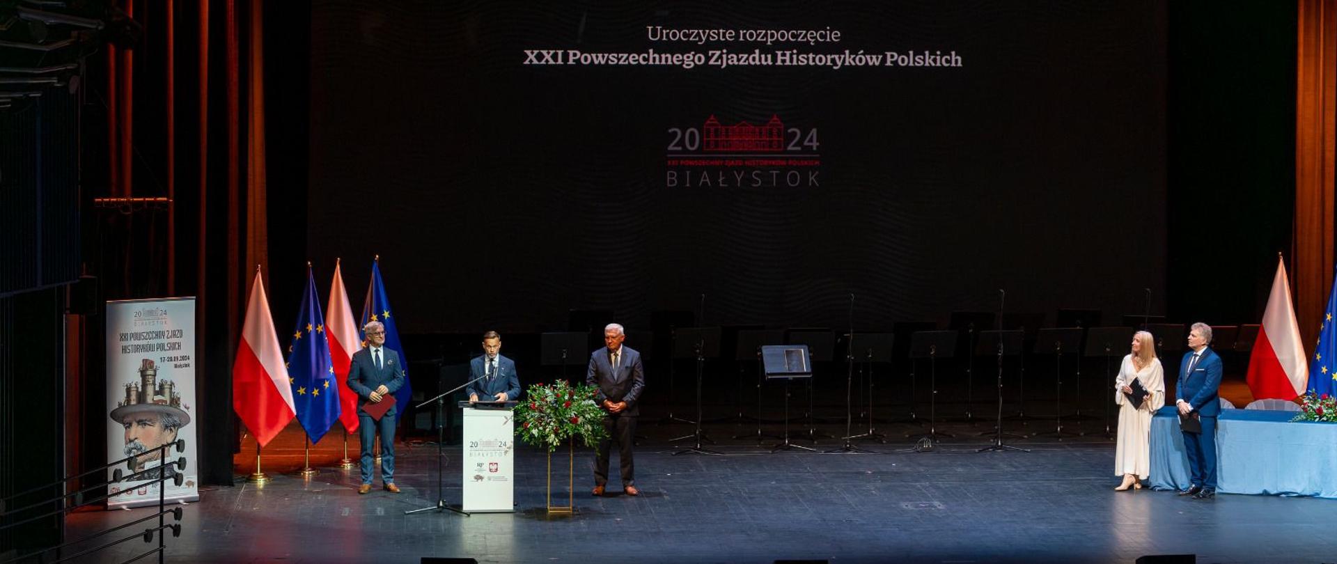 Uroczyste otwarcie XXI Powszechnego Zjazdu Historyków Polskich w Operze i Filharmonii Podlaskiej w Białymstoku