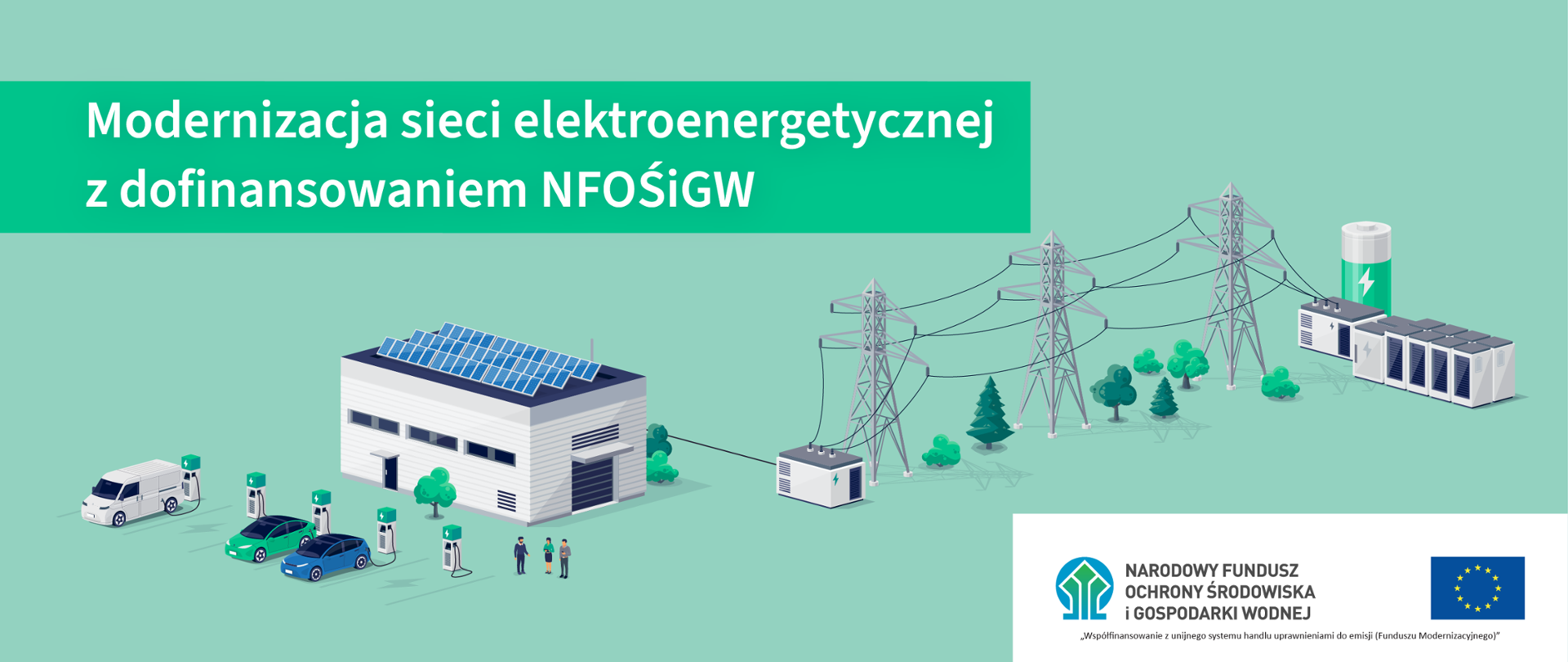 Modernizacja sieci elektroenergetycznej z dofinansowaniem NFOŚiGW