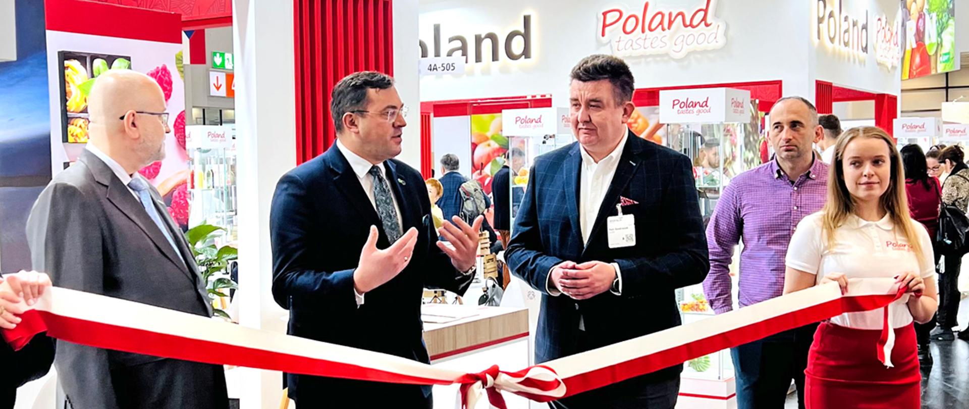 Official opening of the Polish stand at the BIOFACH fair (photo by KOWR)