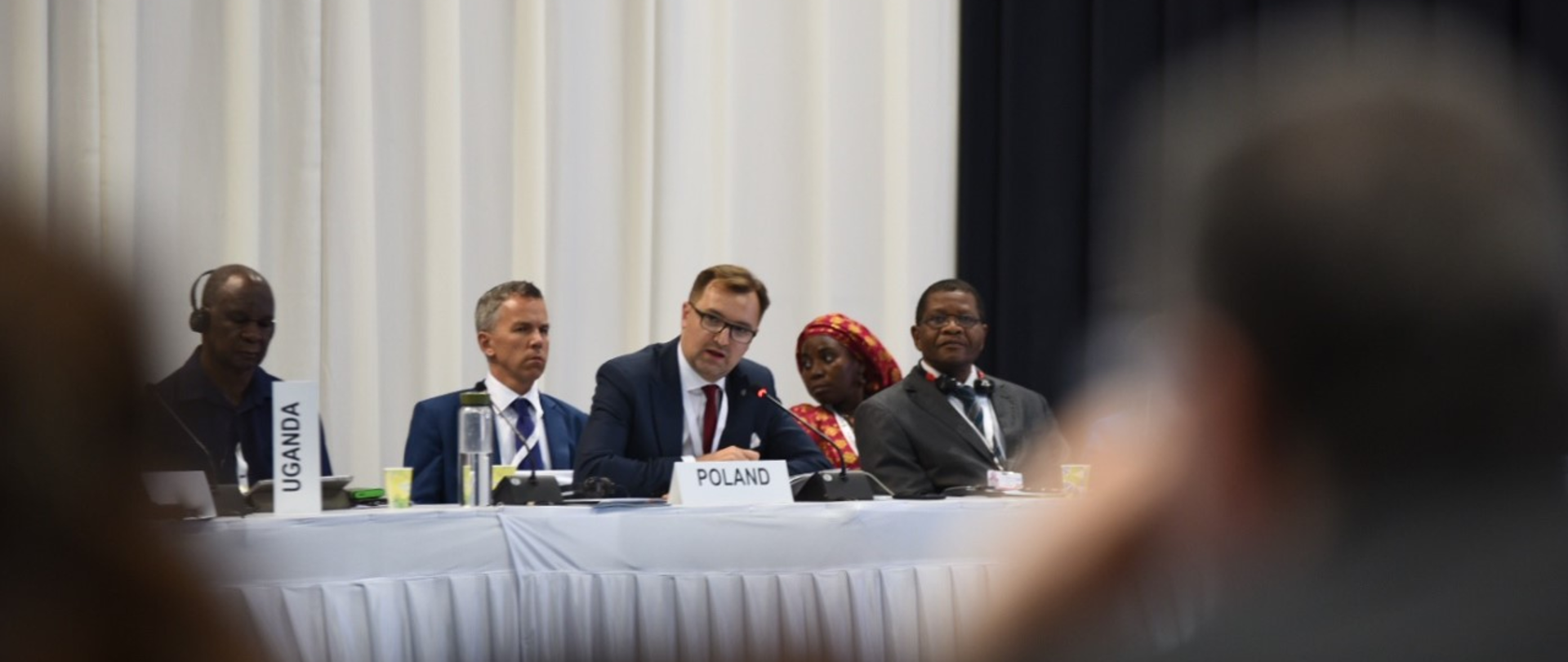 Wiceminister Sławomir Mazurek na konferencji COP14