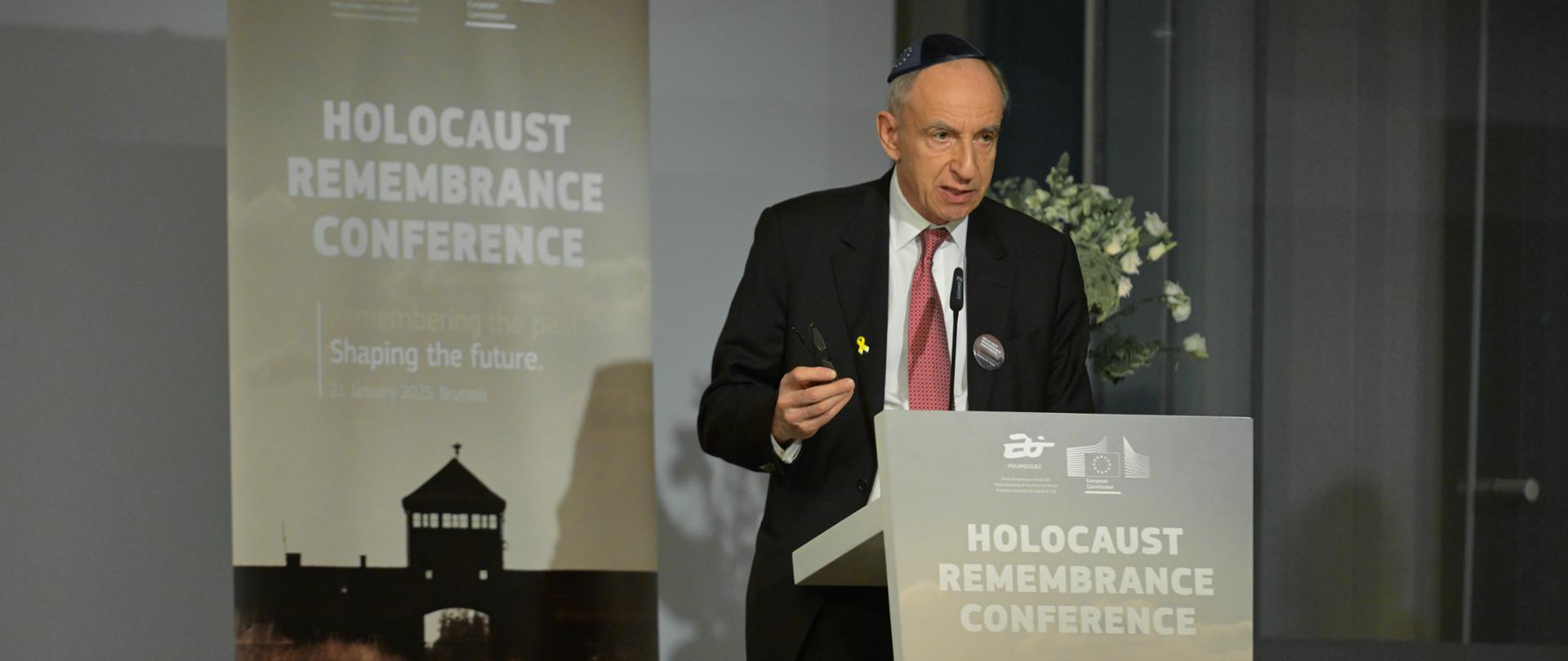 Belgium, Brussels, 21 January 2025. Holocaust Remembrance Conference: Remembering the past. Shaping the future.
Secretary of State at the Polish Ministry of Foreign Affairs Władysław Teofil Bartoszewski