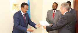 Presentation of credentials to President of Somalia Mohamed Farmaajo