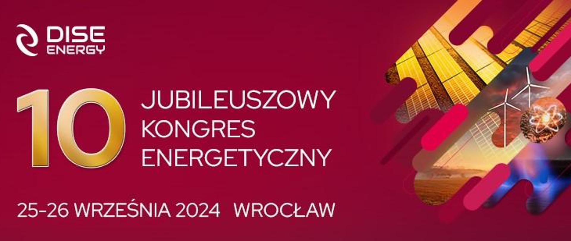 Plakat informacyjno-promocyjny oraz informacja o wydarzeniu X Kongres Energetyczny, pod hasłem ENERGIA WOLNOŚCI FUNDAMENTEM SKUTECZNEJ TRANSFORMACJI, odbywającym się w dniach 25-26 września 2024 roku.